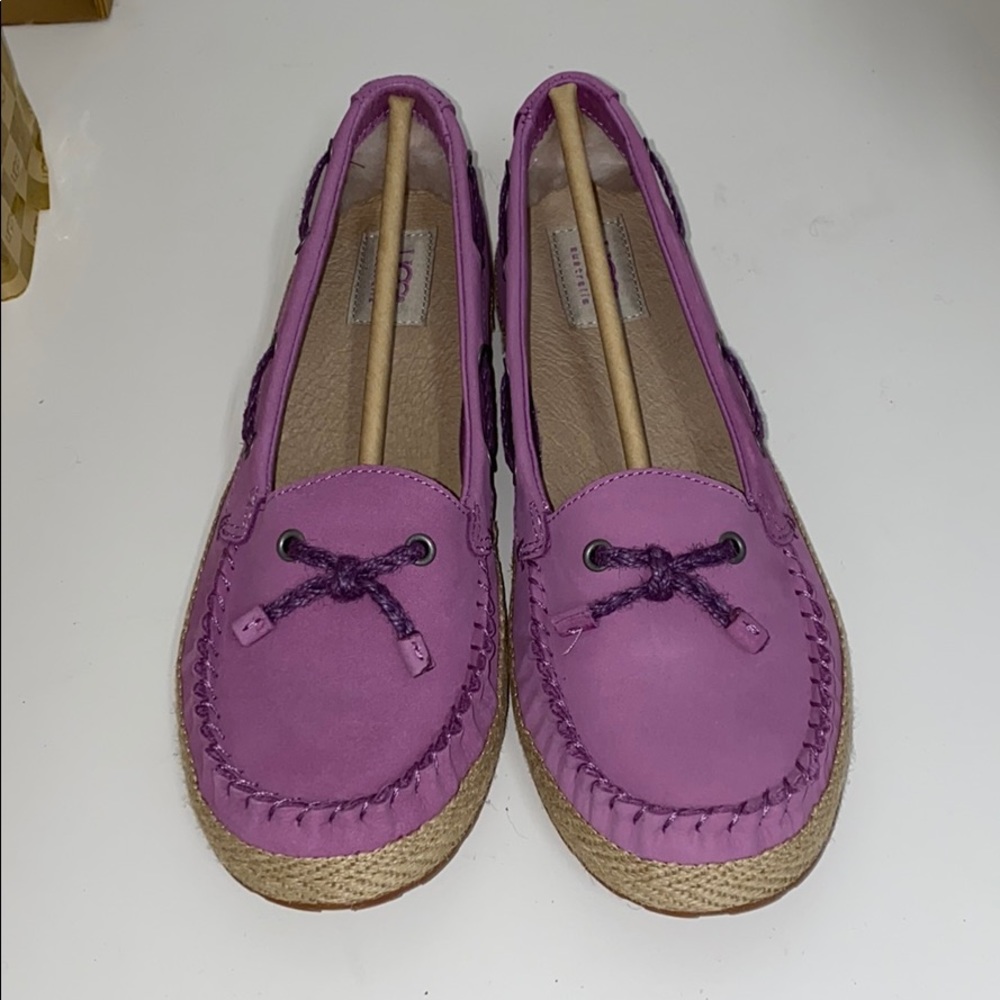 NIB AUTH UGG CHIVON FLAT PINK US 8